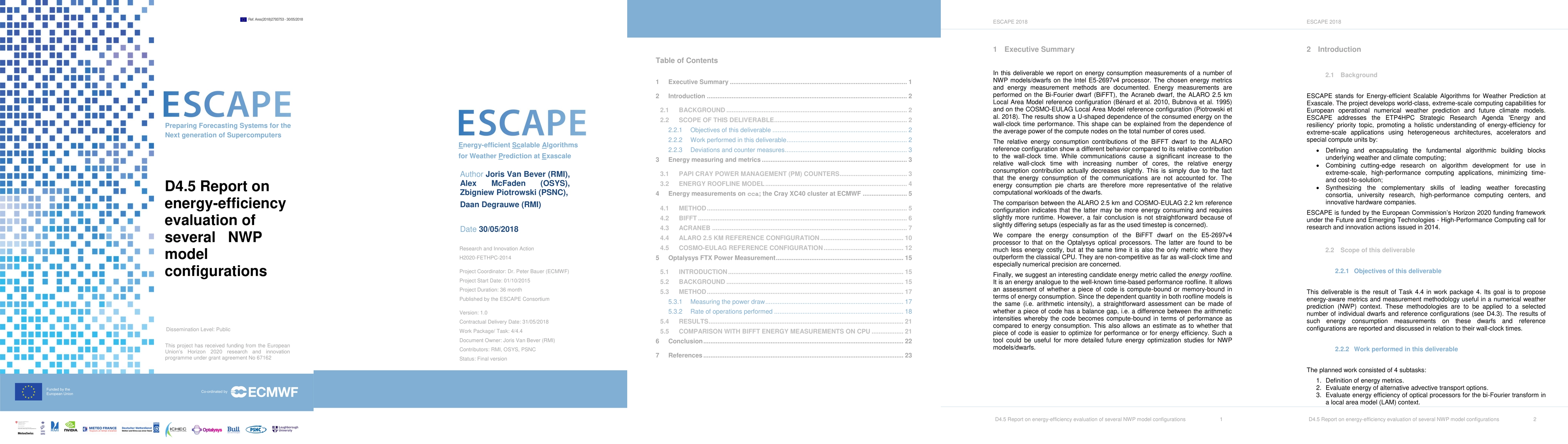 Thumbnail for Report on energy-efficiency evaluation of several NWP model
  configurations