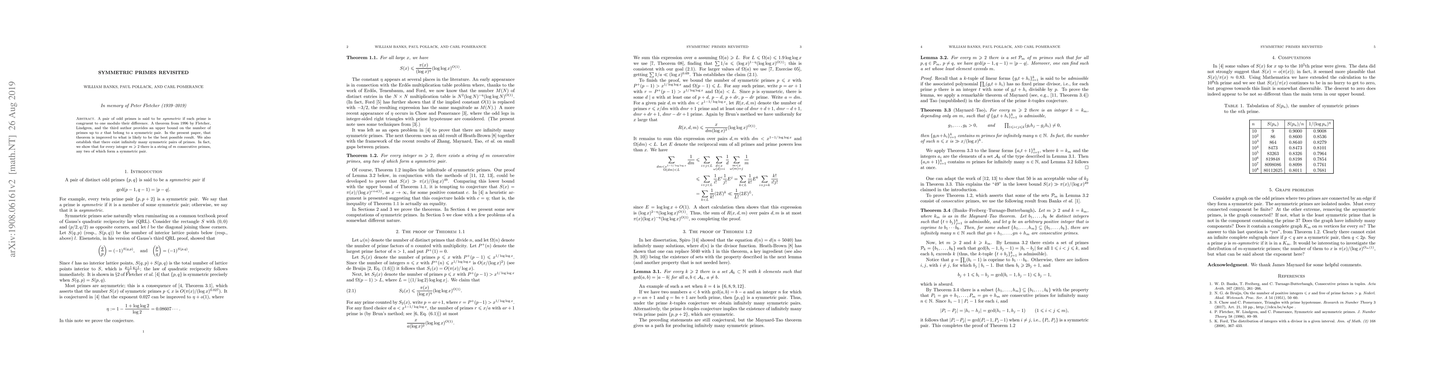 Thumbnail for Symmetric primes revisited