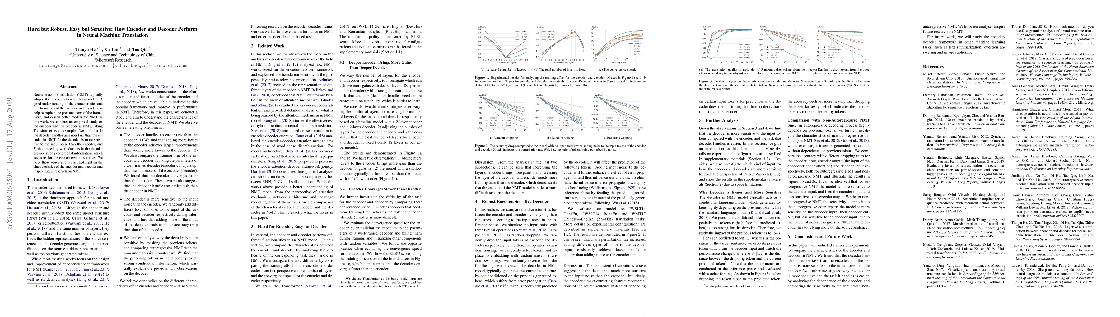 Thumbnail for Hard but Robust, Easy but Sensitive: How Encoder and Decoder Perform in
  Neural Machine Translation