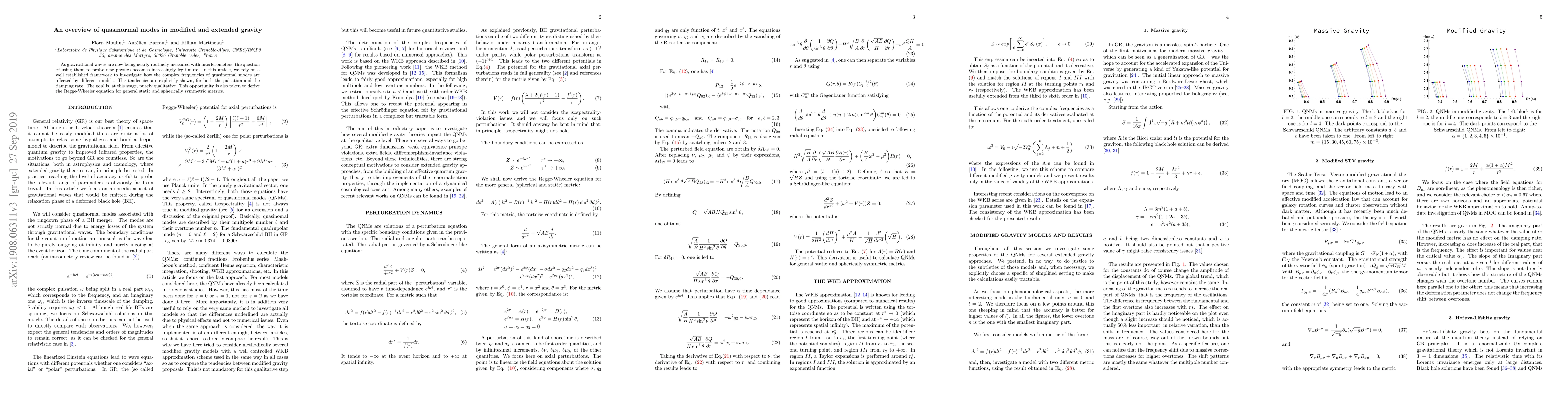 Thumbnail for An overview of quasinormal modes in modified and extended gravity