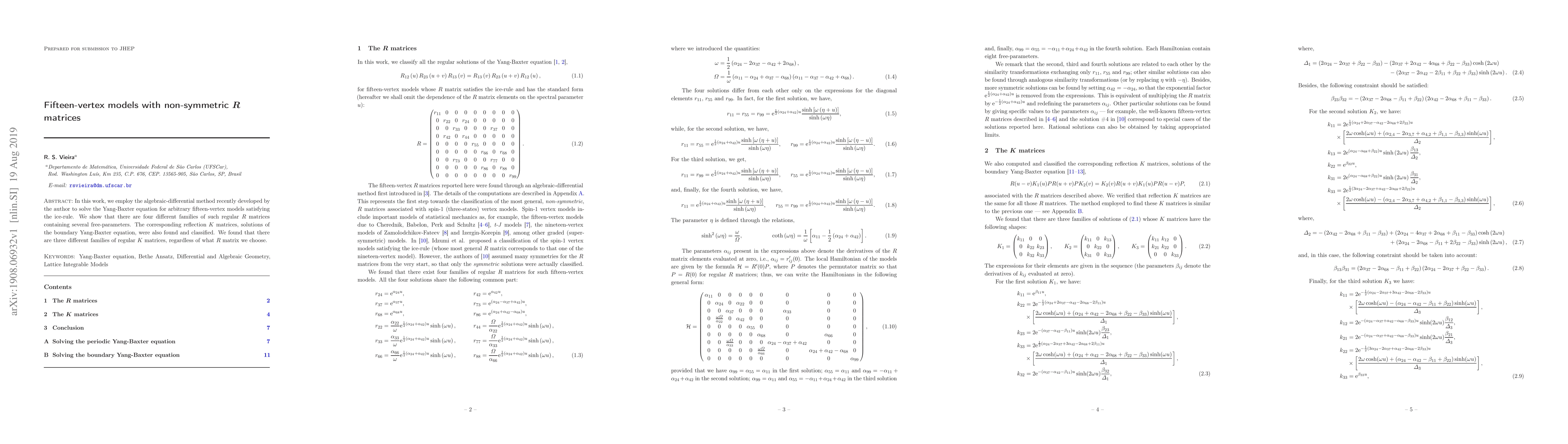 Thumbnail for Fifteen-vertex models with non-symmetric $R$ matrices