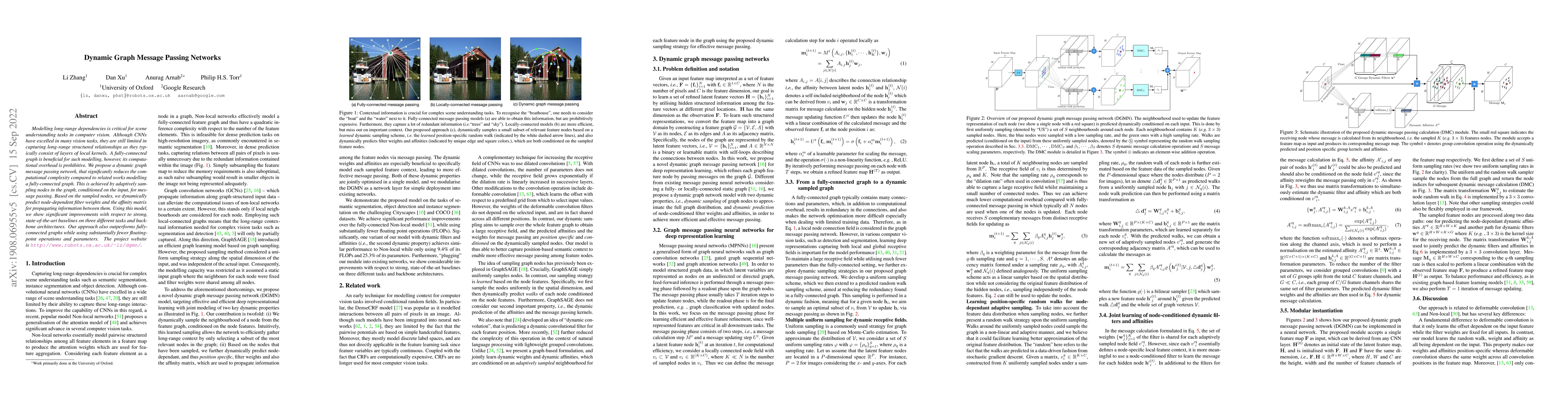 Thumbnail for Dynamic Graph Message Passing Networks