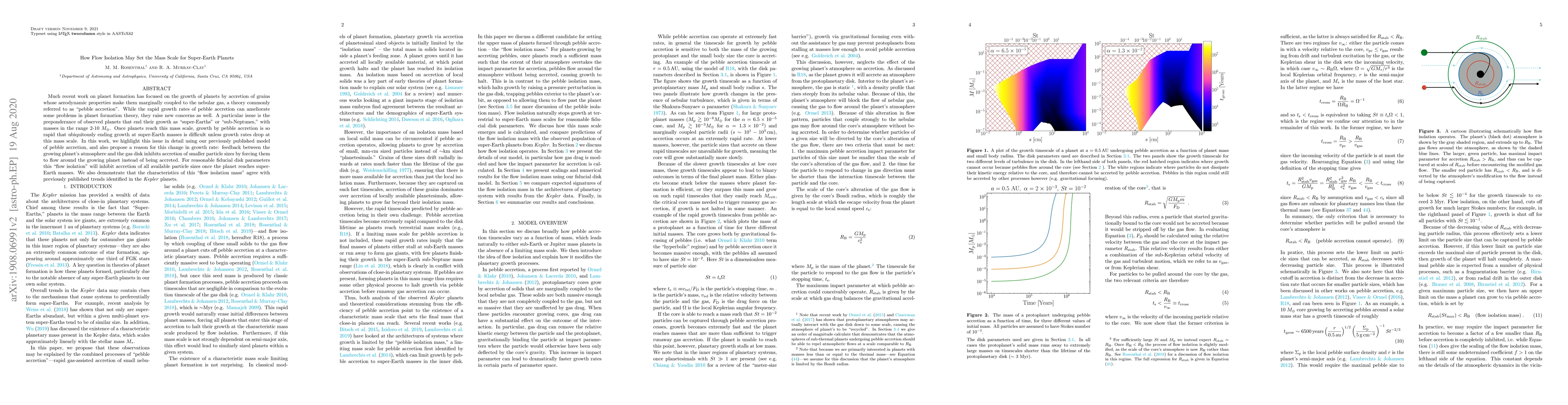 Thumbnail for How Flow Isolation May Set the Mass Scale for Super-Earth Planets