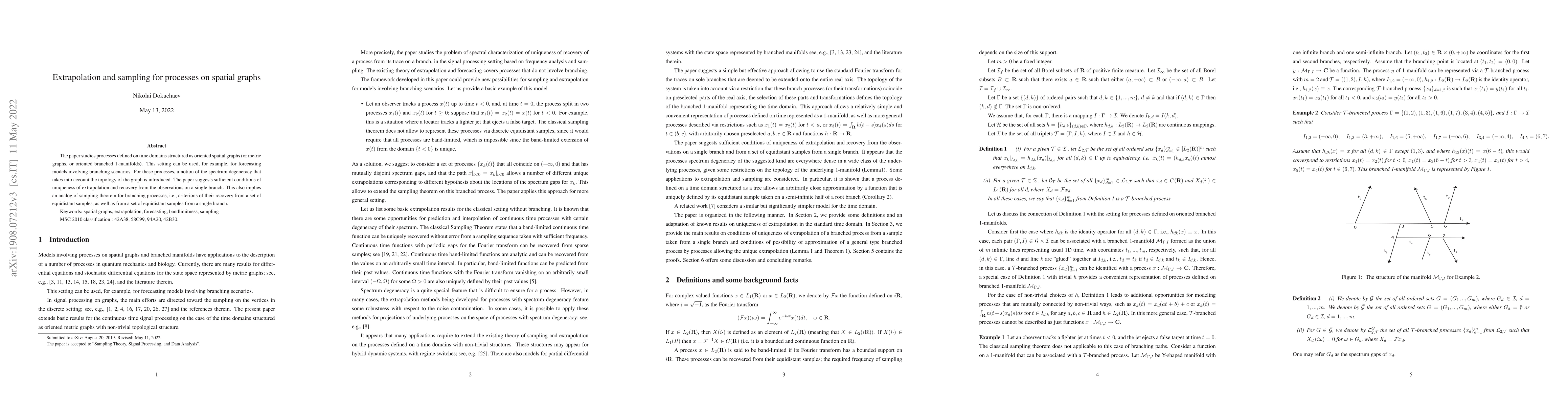 Thumbnail for Extrapolation and sampling for processes on spatial graphs