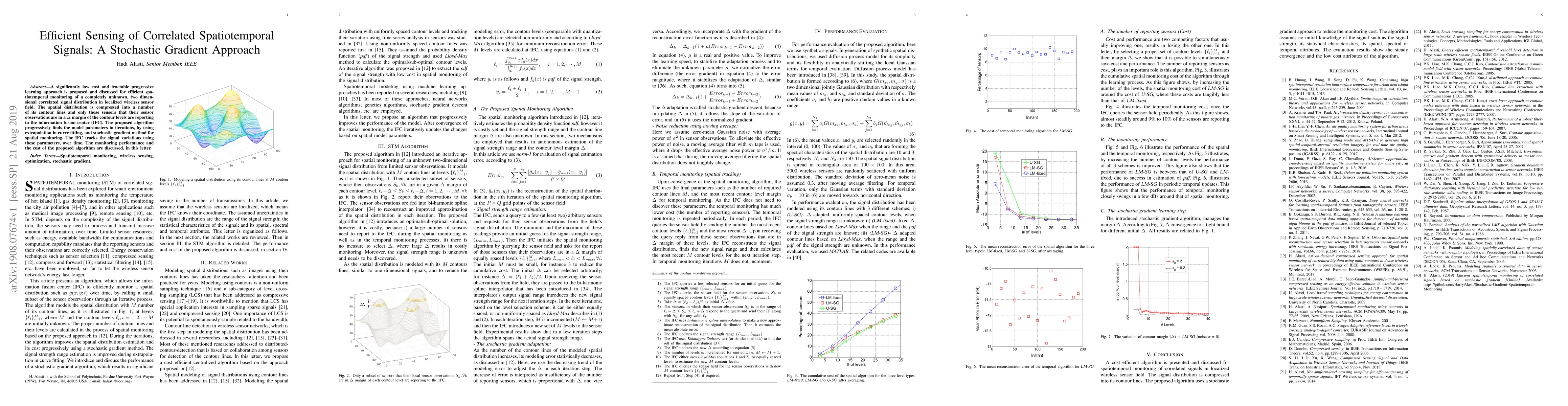 Thumbnail for Efficient Sensing of Correlated Spatiotemporal Signals: A Stochastic
  Gradient Approach