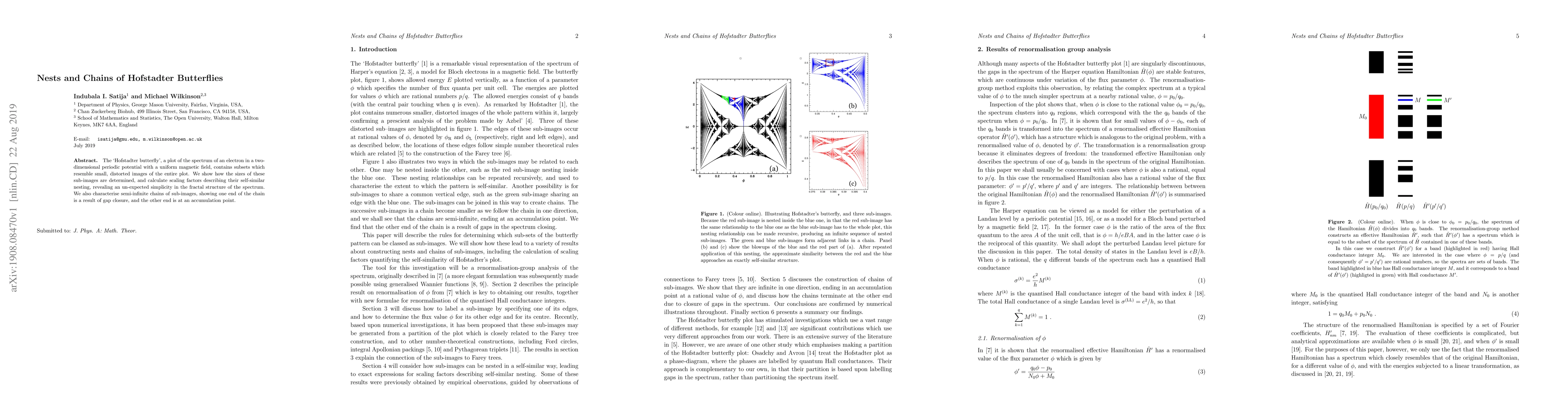 Thumbnail for Nests and Chains of Hofstadter Butterflies