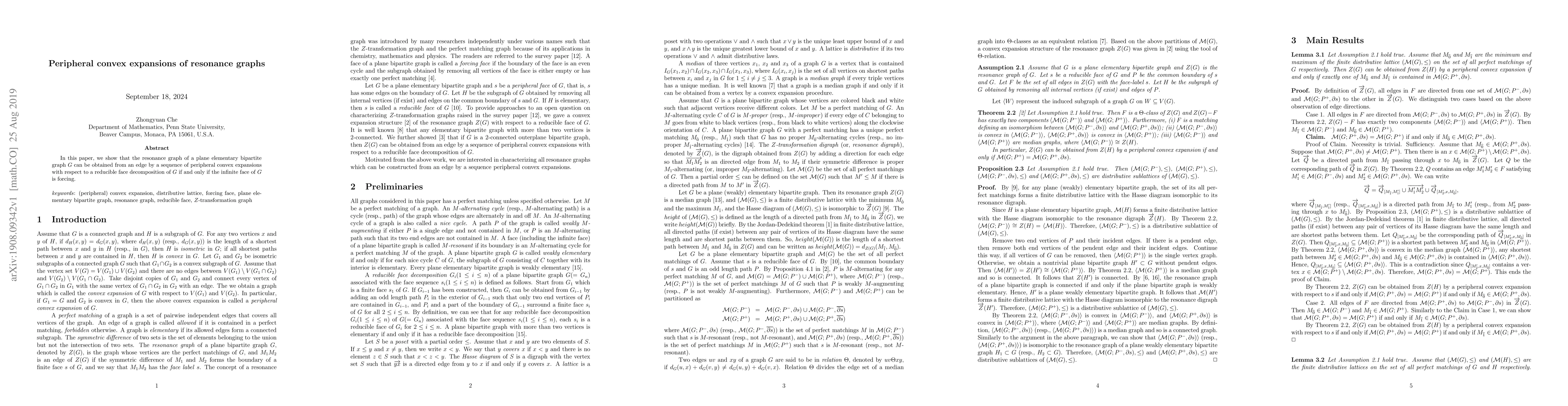 Thumbnail for Peripheral convex expansions of resonance graphs