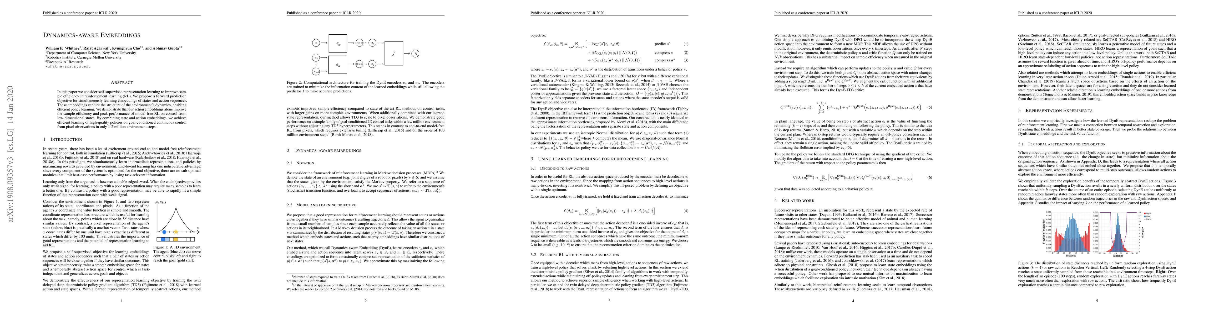 Thumbnail for Dynamics-aware Embeddings