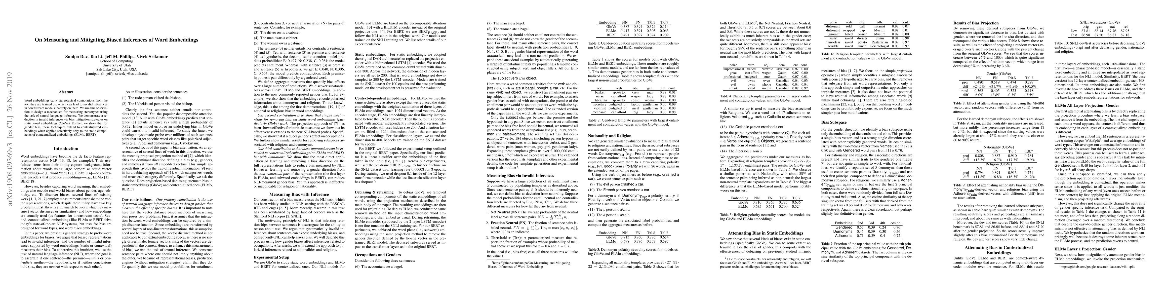 Thumbnail for On Measuring and Mitigating Biased Inferences of Word Embeddings