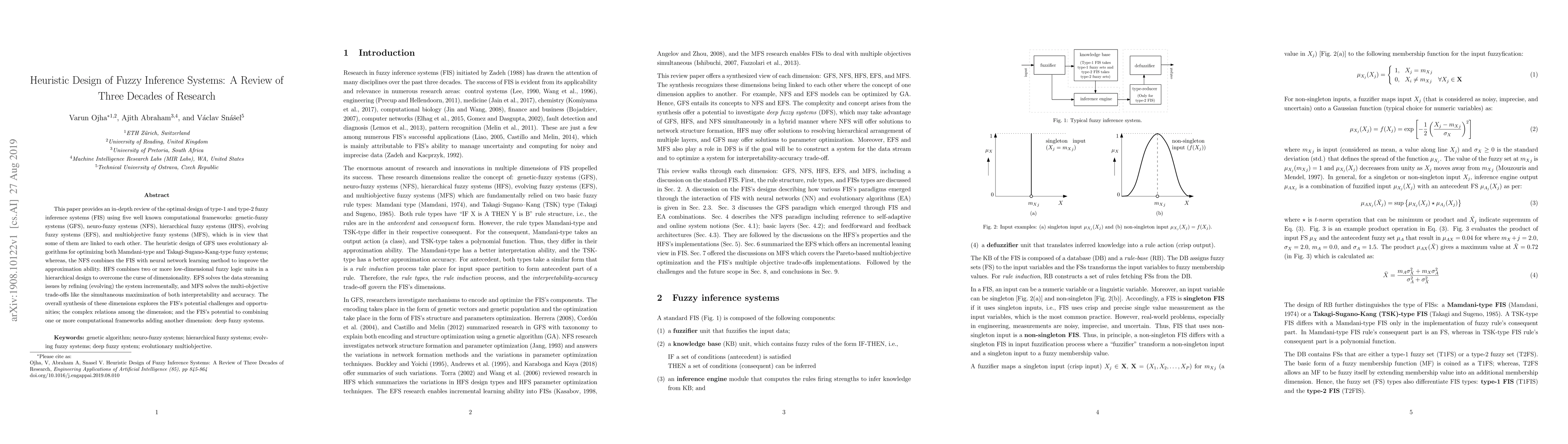Thumbnail for Heuristic design of fuzzy inference systems: A review of three decades
  of research
