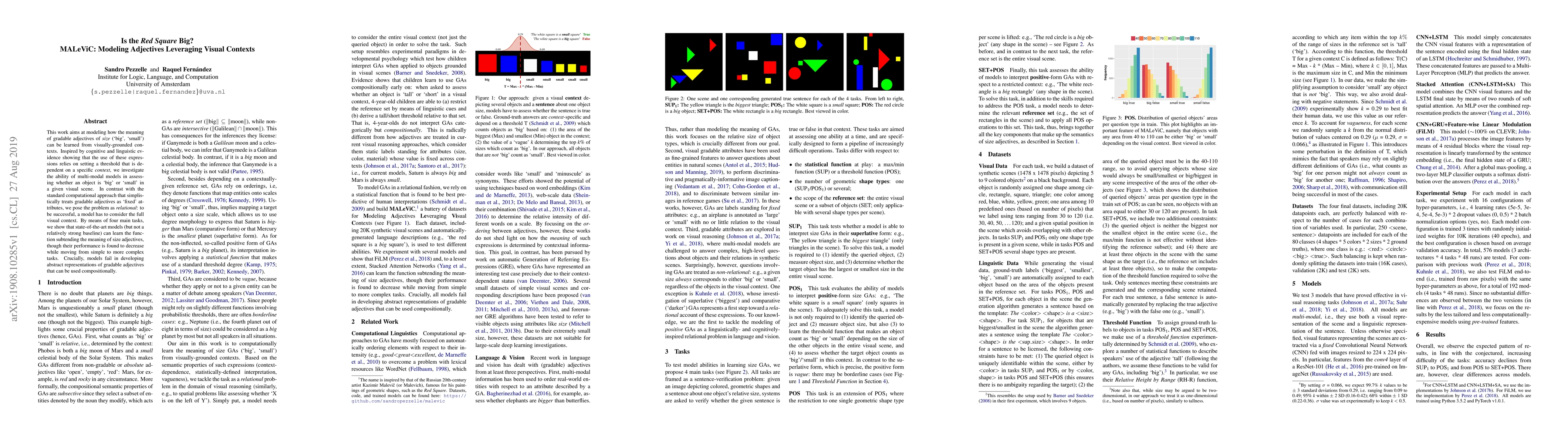Thumbnail for Is the Red Square Big? MALeViC: Modeling Adjectives Leveraging Visual
  Contexts
