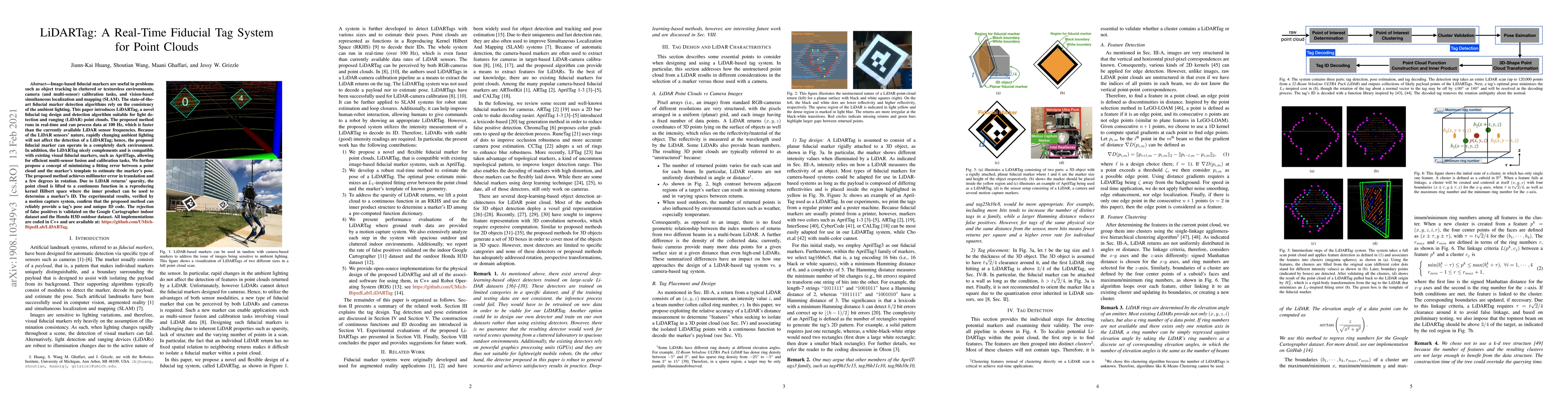 Thumbnail for LiDARTag: A Real-Time Fiducial Tag System for Point Clouds