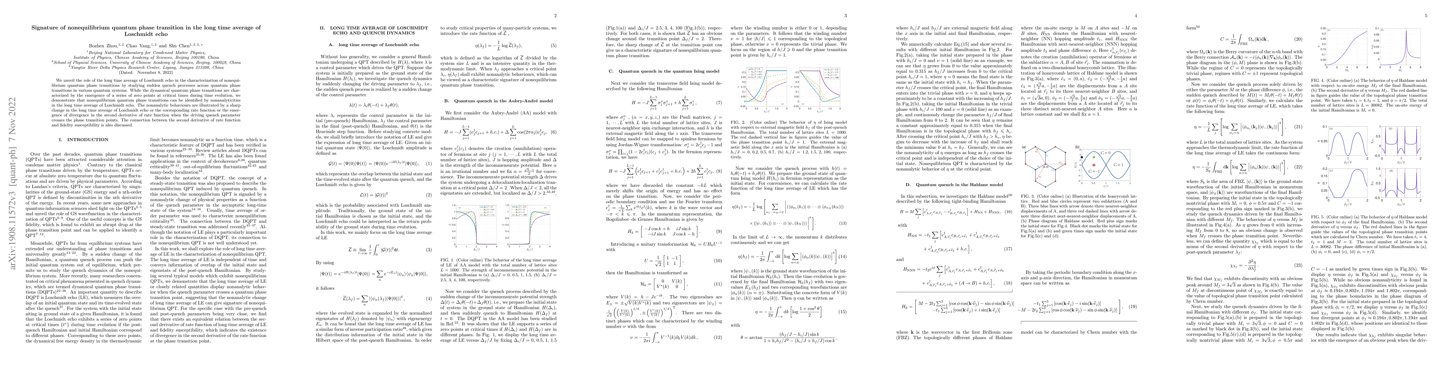 Thumbnail for Signature of nonequilibrium quantum phase transition in the long time
  average of Loschmidt echo