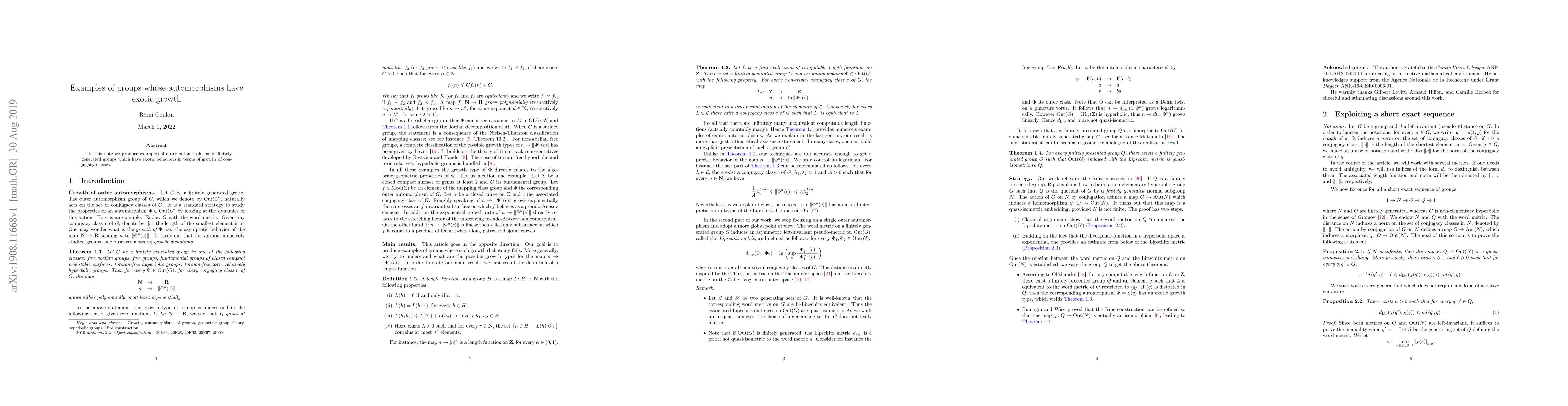 Thumbnail for Examples of groups whose automorphisms have exotic growth