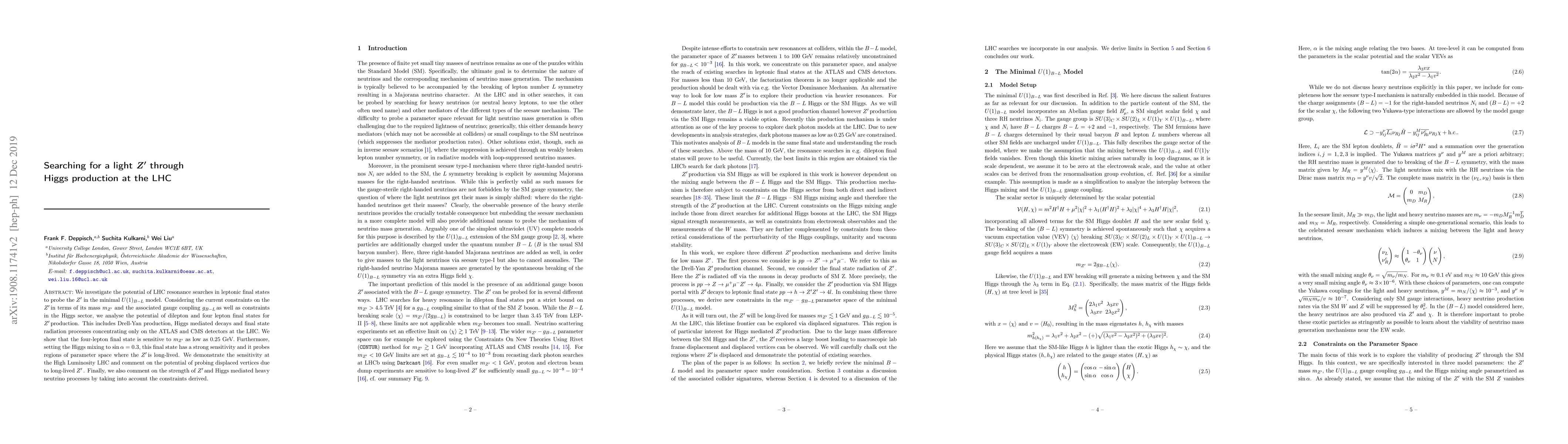 Thumbnail for Searching for a light $Z'$ through Higgs production at the LHC