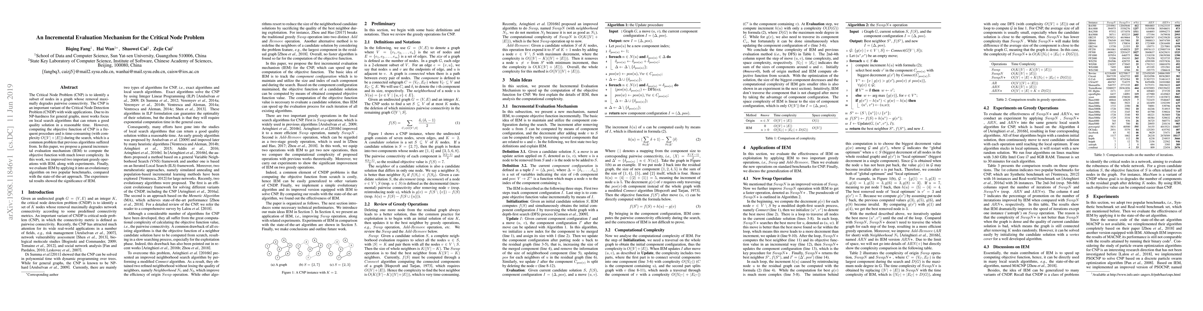 Thumbnail for An Incremental Evaluation Mechanism for the Critical Node Problem