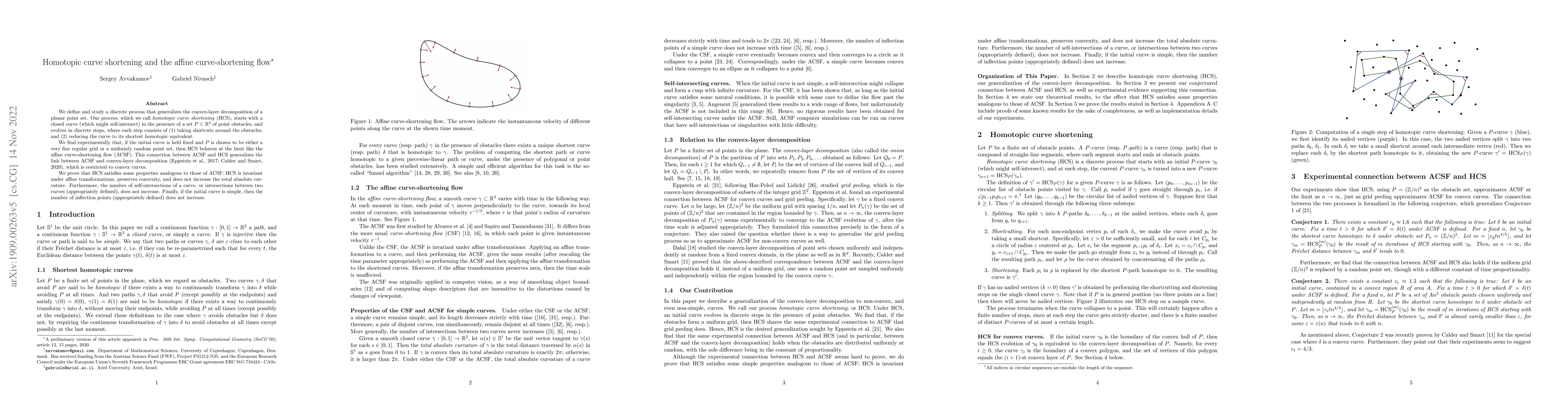 Thumbnail for Homotopic curve shortening and the affine curve-shortening flow