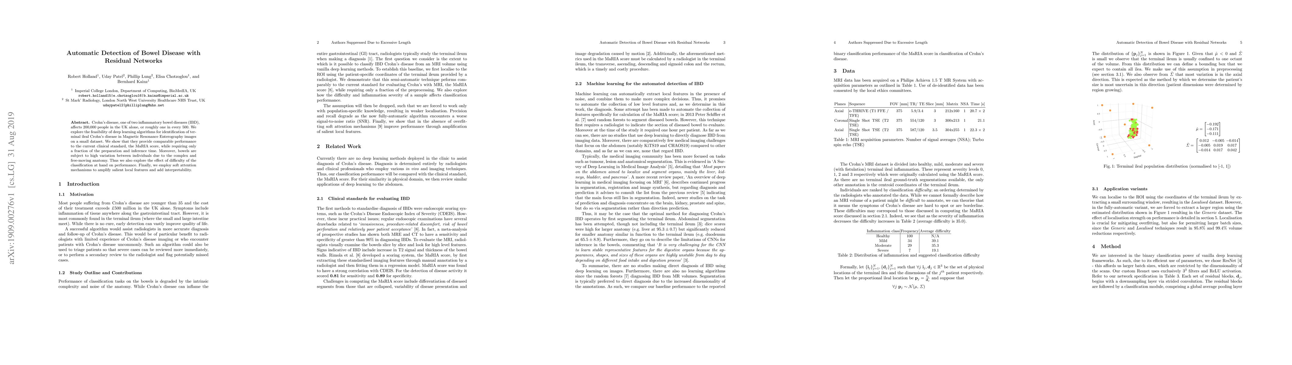 Thumbnail for Automatic Detection of Bowel Disease with Residual Networks