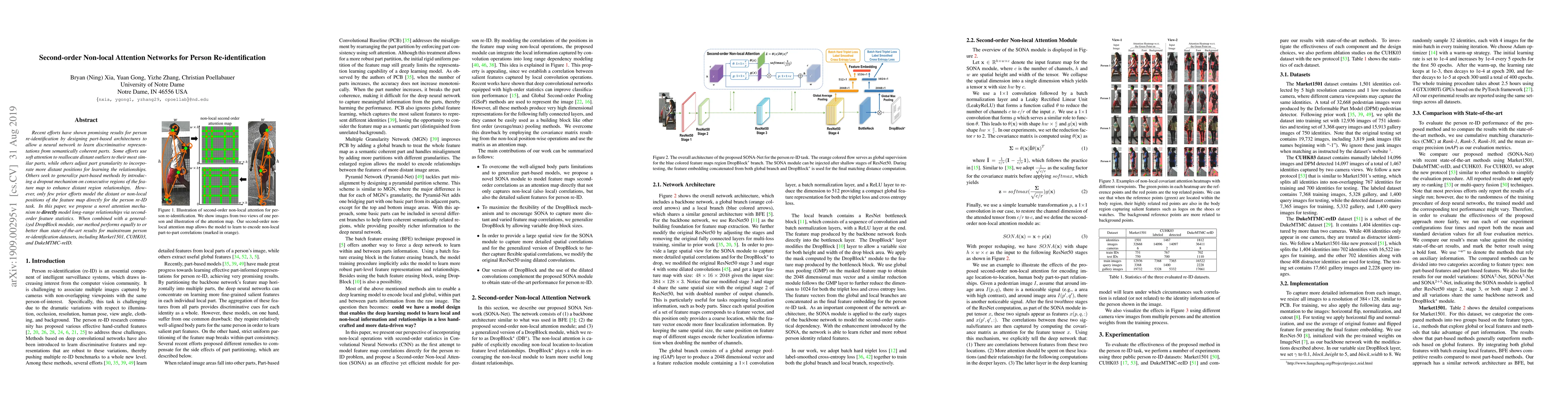 Thumbnail for Second-order Non-local Attention Networks for Person Re-identification
