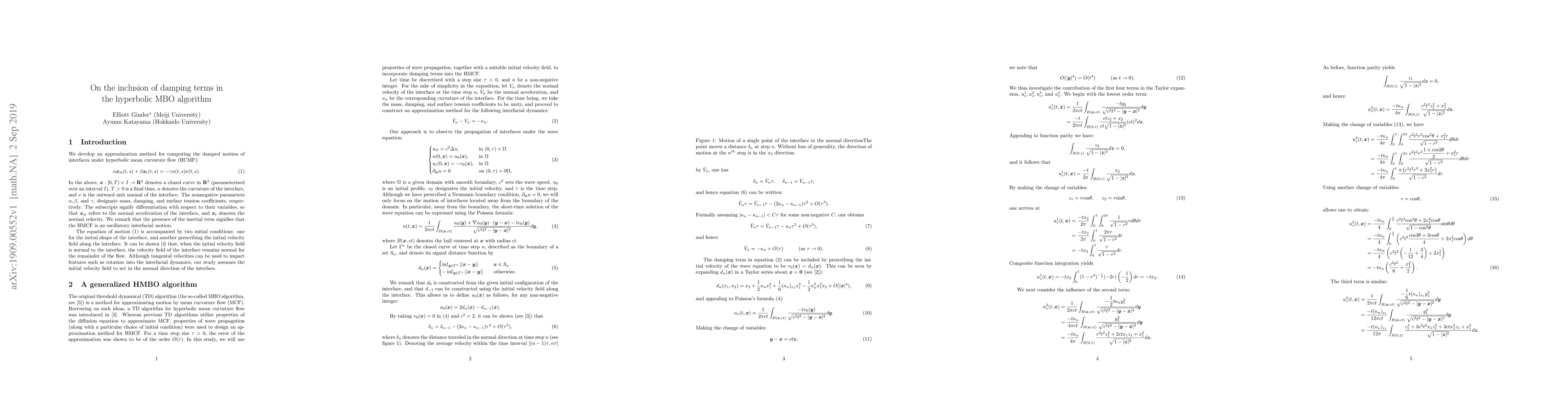 Thumbnail for On the inclusion of damping terms in the hyperbolic MBO algorithm