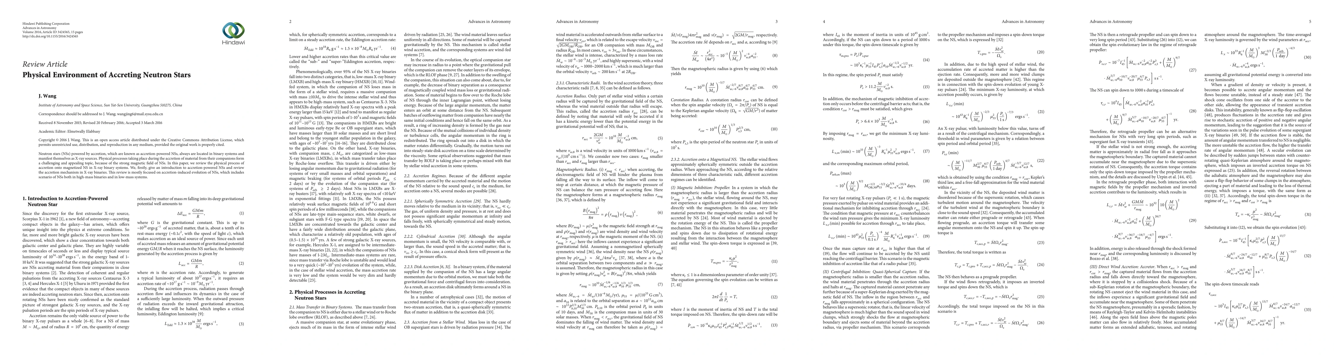 Thumbnail for Physical Environment of Accreting Neutron Stars