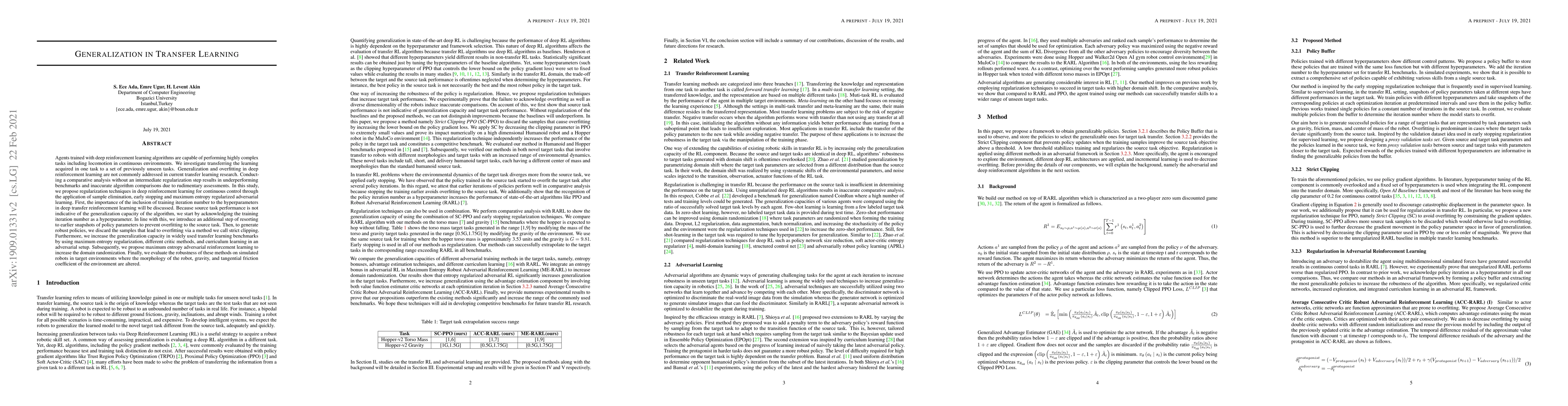 Thumbnail for Generalization in Transfer Learning