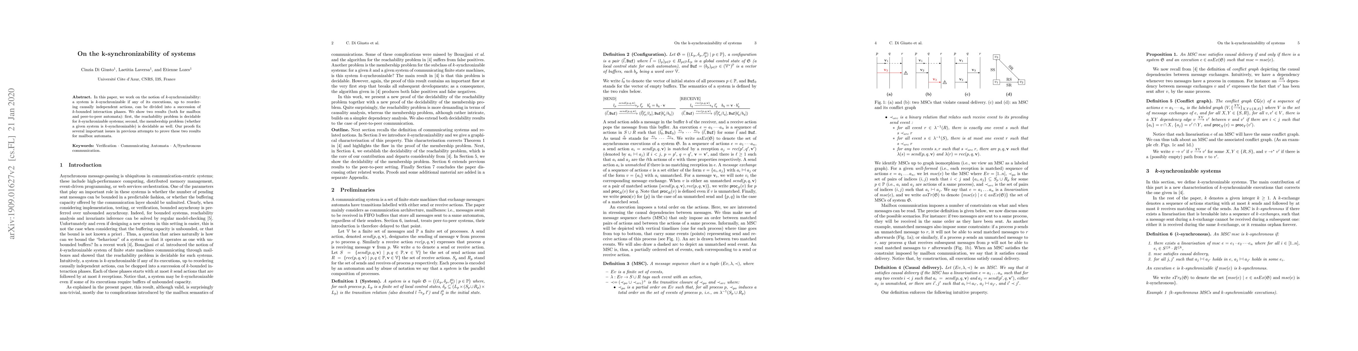 Thumbnail for On the k-synchronizability of systems