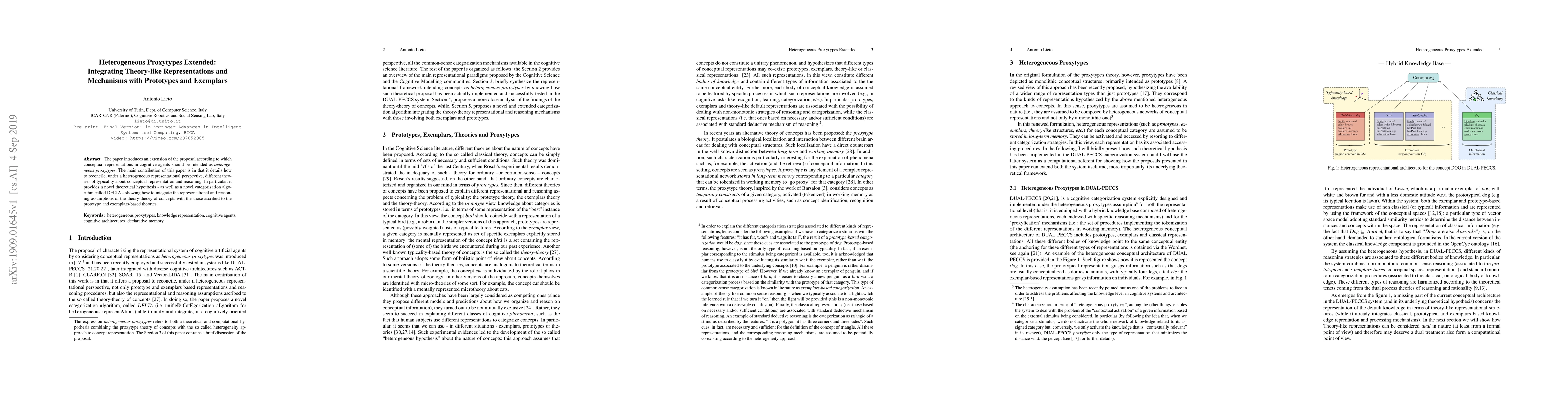Thumbnail for Heterogeneous Proxytypes Extended: Integrating Theory-like
  Representations and Mechanisms with Prototypes and Exemplars