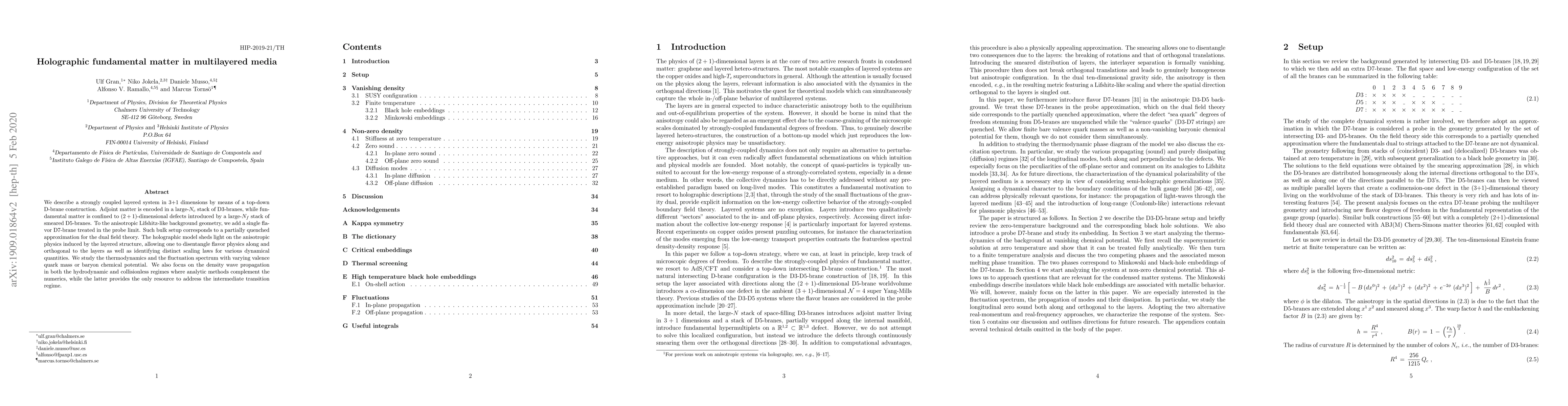 Thumbnail for Holographic fundamental matter in multilayered media