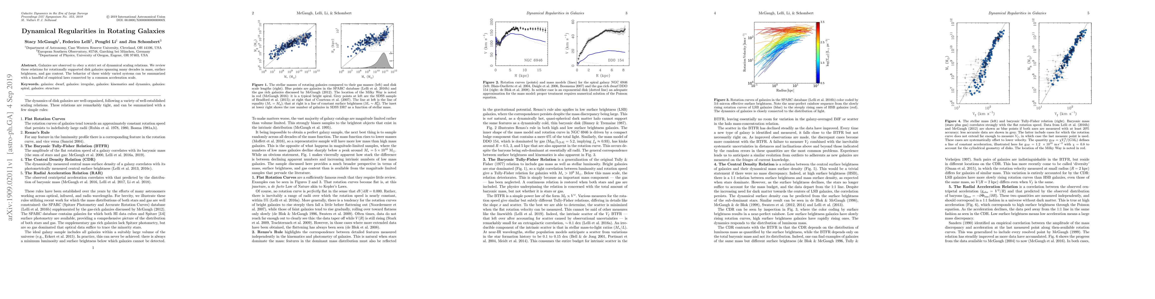 Thumbnail for Dynamical Regularities in Galaxies
