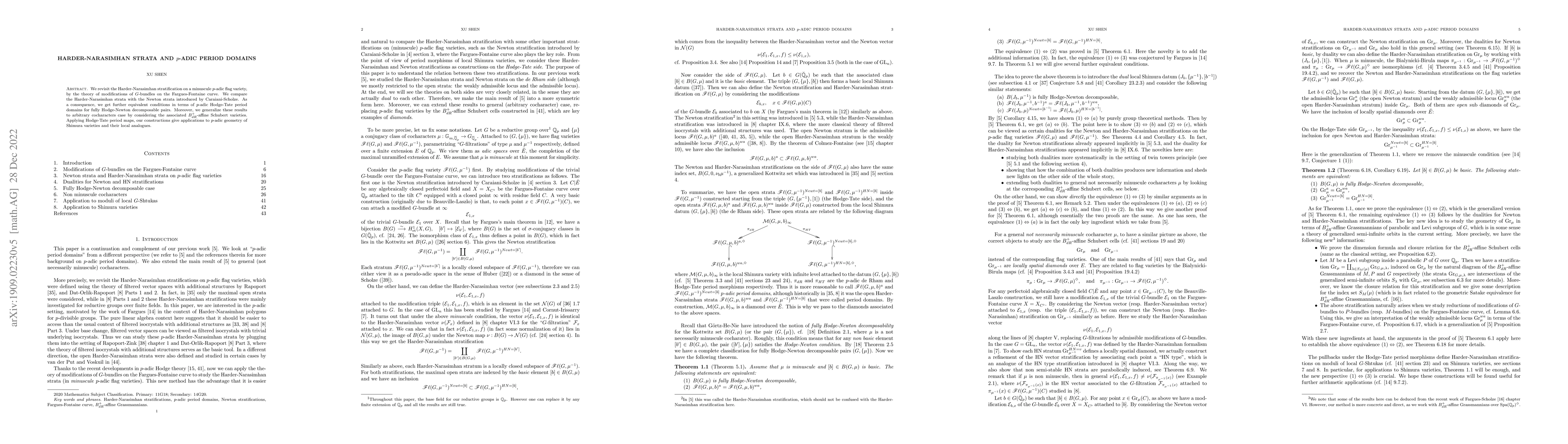 Thumbnail for Harder-Narasimhan strata and $p$-adic period domains