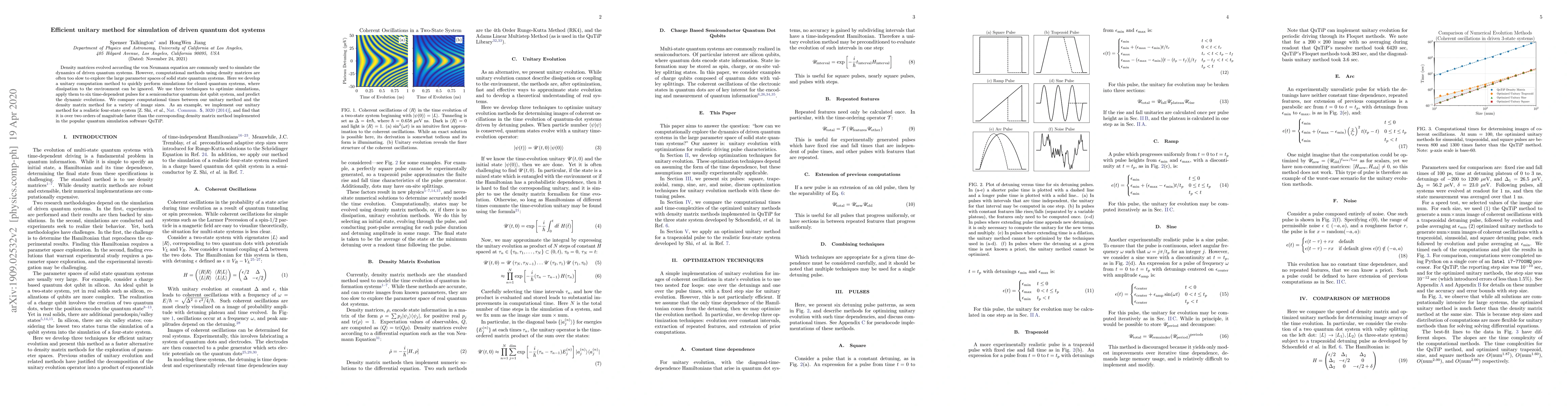 Thumbnail for Efficient unitary method for simulation of driven quantum dot systems