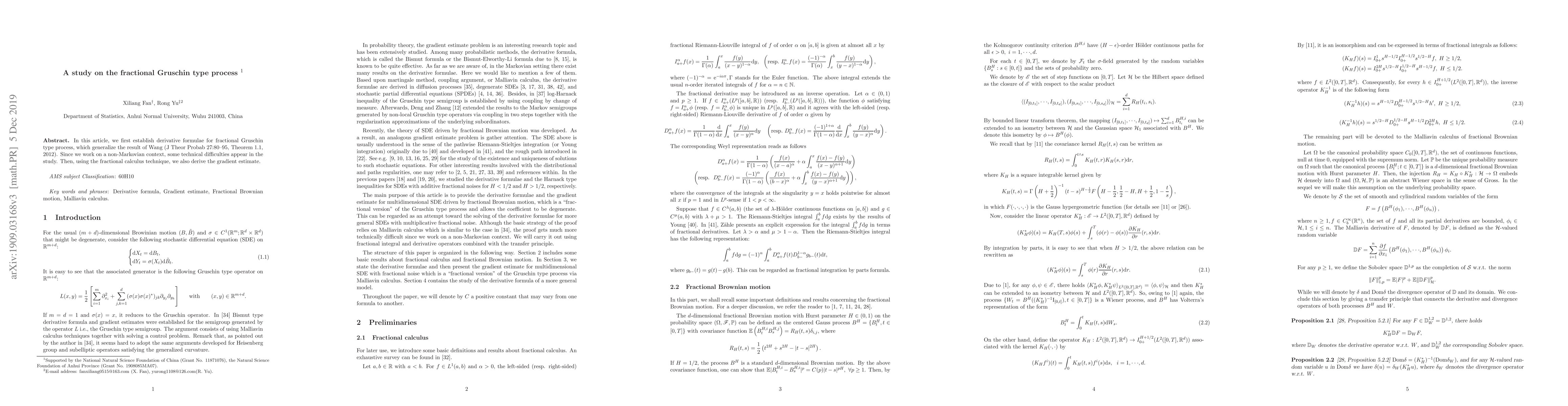 Thumbnail for A study on the fractional Gruschin type process