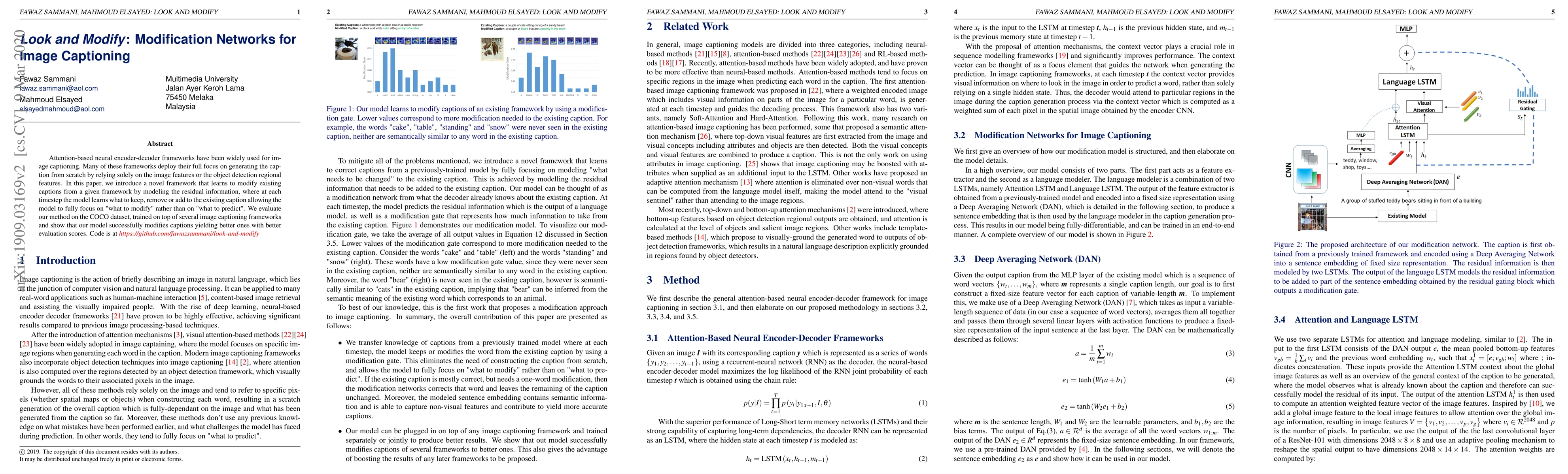 Thumbnail for Look and Modify: Modification Networks for Image Captioning