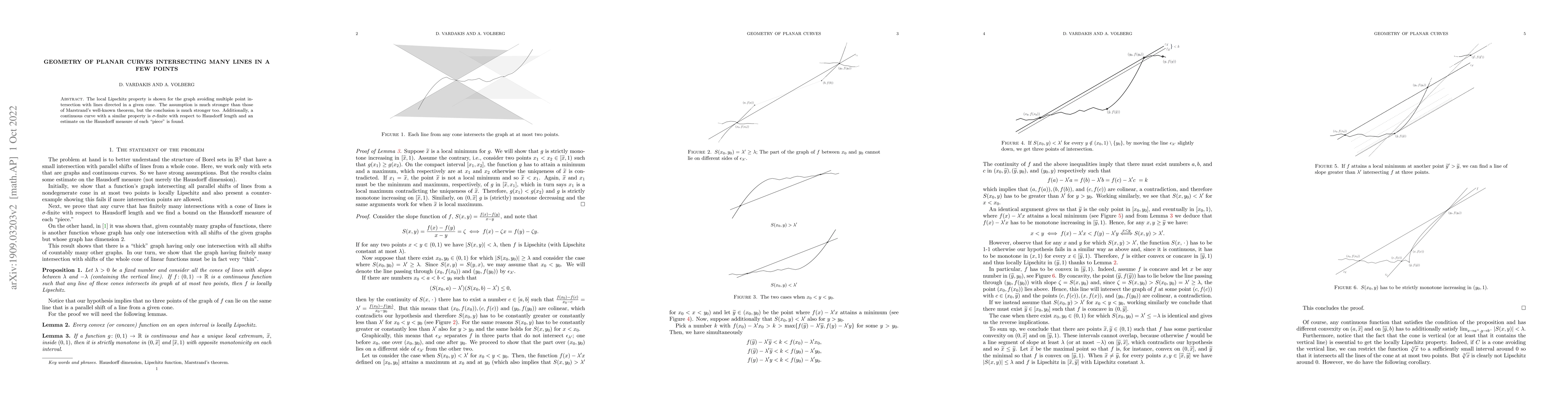 Thumbnail for Geometry of planar curves intersecting many lines in a few points