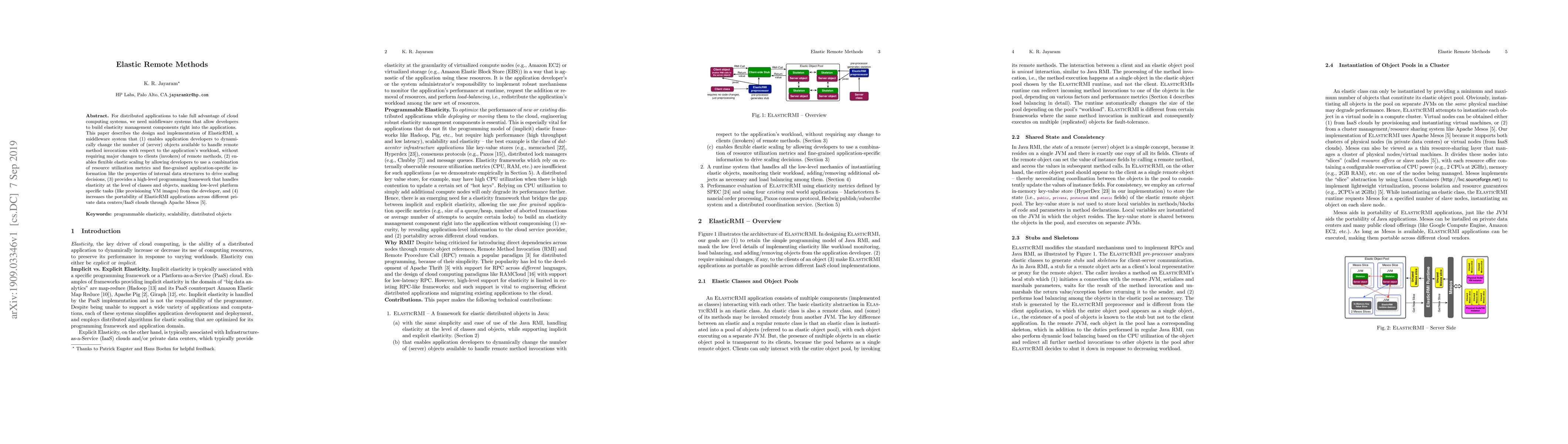 Thumbnail for Elastic Remote Methods