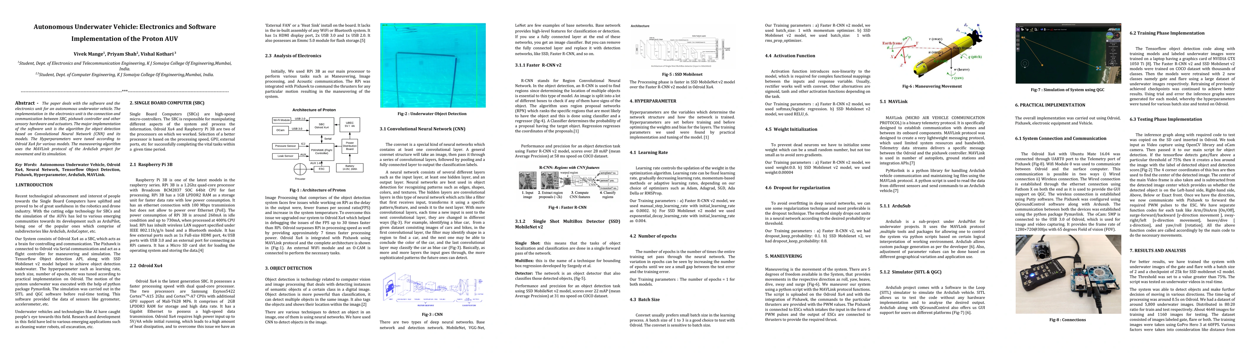 Thumbnail for Autonomous Underwater Vehicle: Electronics and Software Implementation
  of the Proton AUV