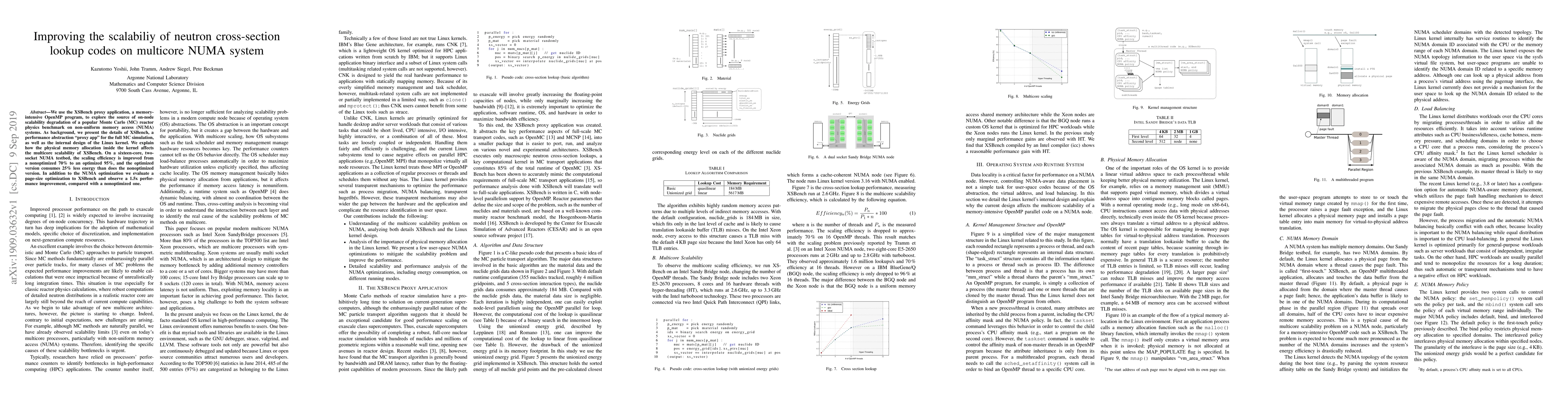 Thumbnail for Improving the scalabiliy of neutron cross-section lookup codes on
  multicore NUMA system