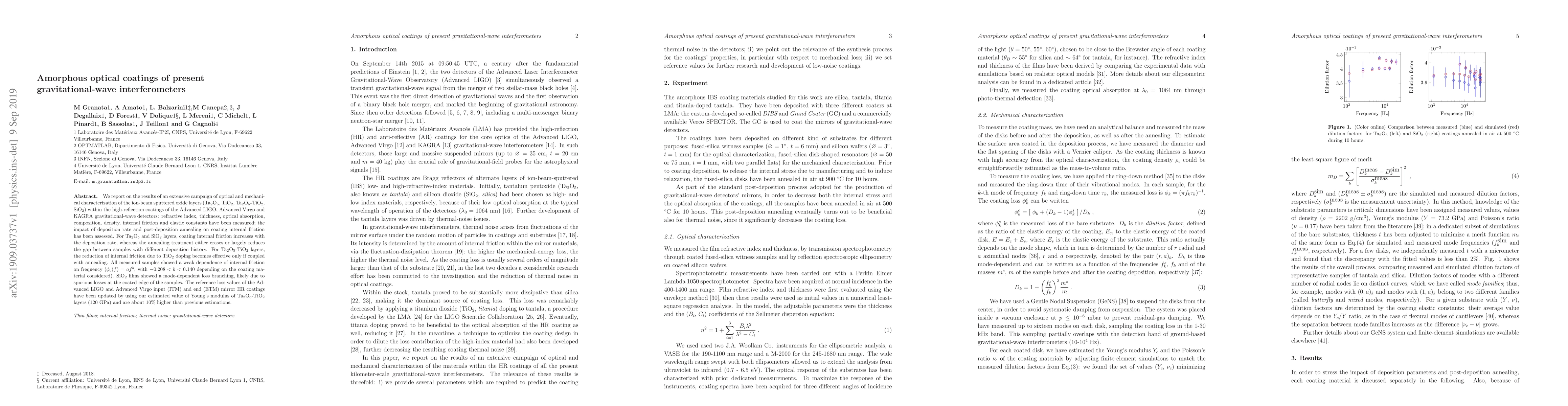Thumbnail for Amorphous optical coatings of present gravitational-wave interferometers