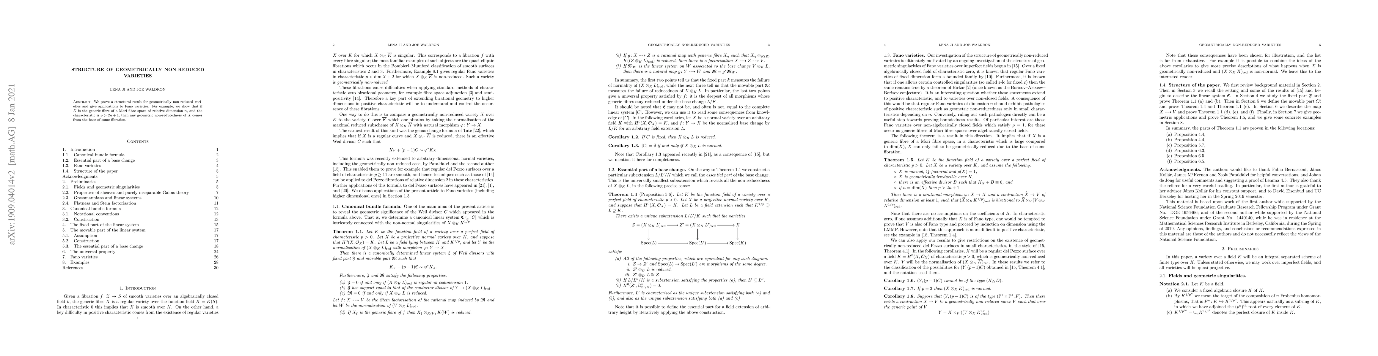 Thumbnail for Structure of geometrically non-reduced varieties