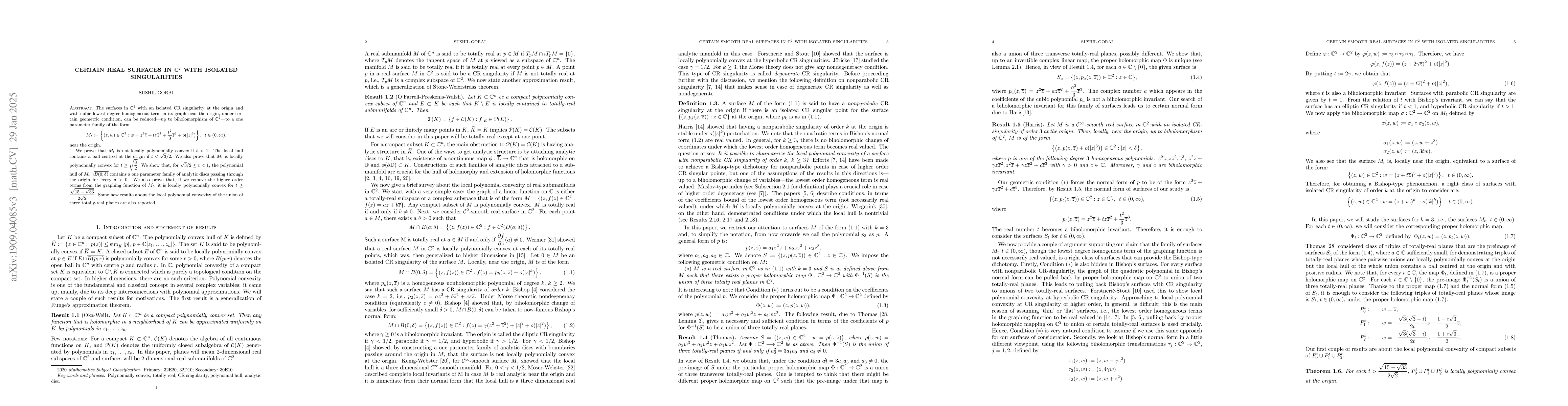 Thumbnail for Certain smooth real surfaces in $\mathbb{C}^2$ with singularity