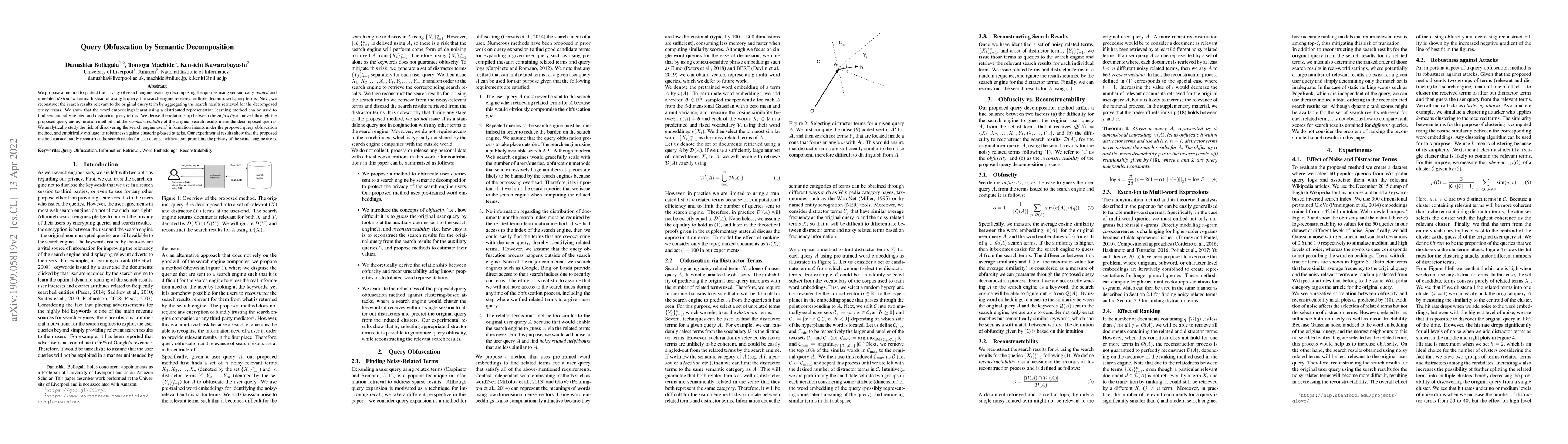 Thumbnail for Query Obfuscation Semantic Decomposition