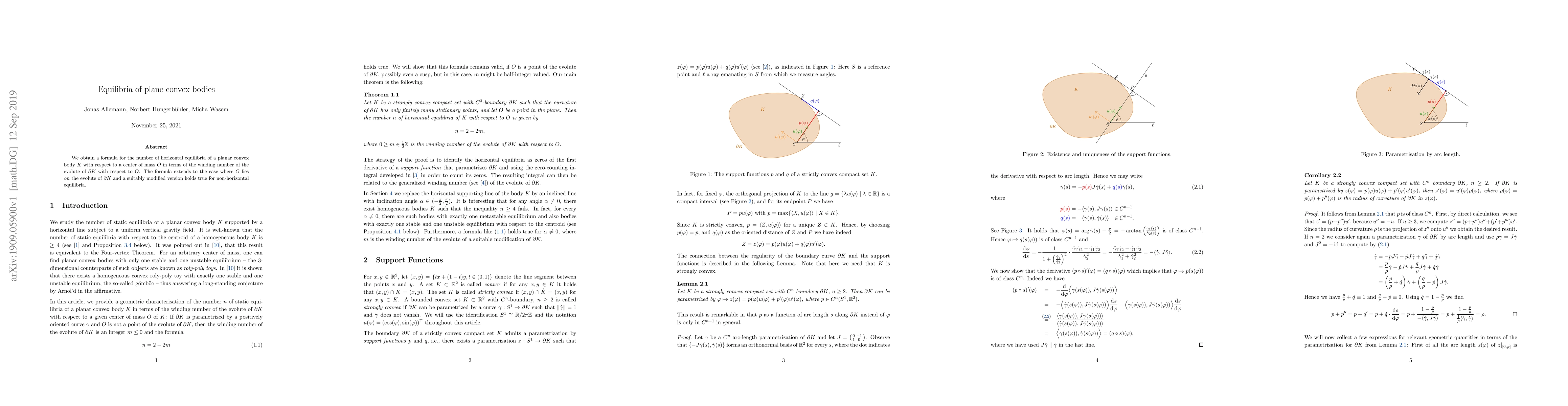 Thumbnail for Equilibria of plane convex bodies