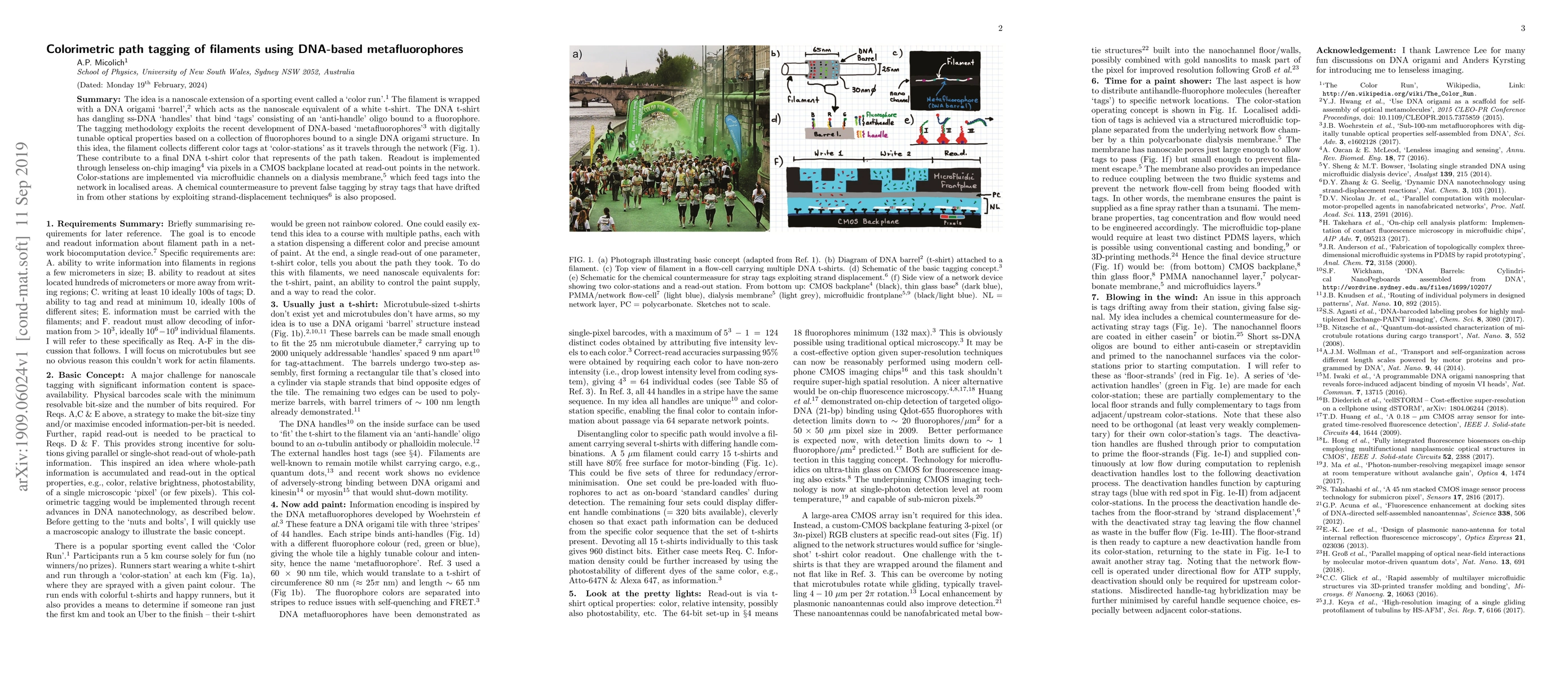 Thumbnail for Colorimetric path tagging of filaments using DNA-based metafluorophores