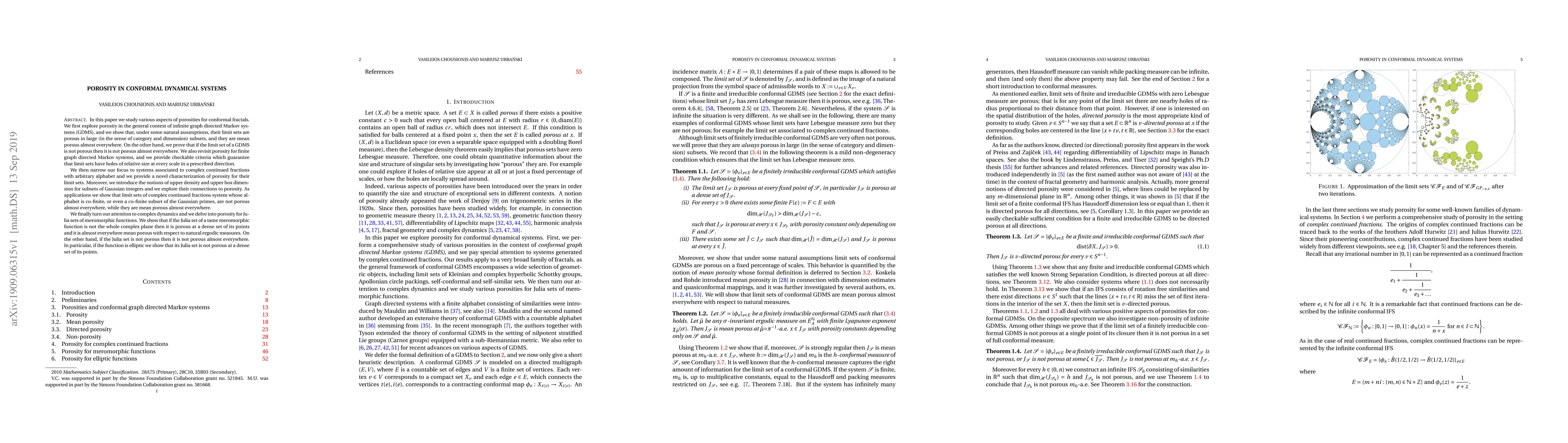 Thumbnail for Porosity in conformal dynamical systems