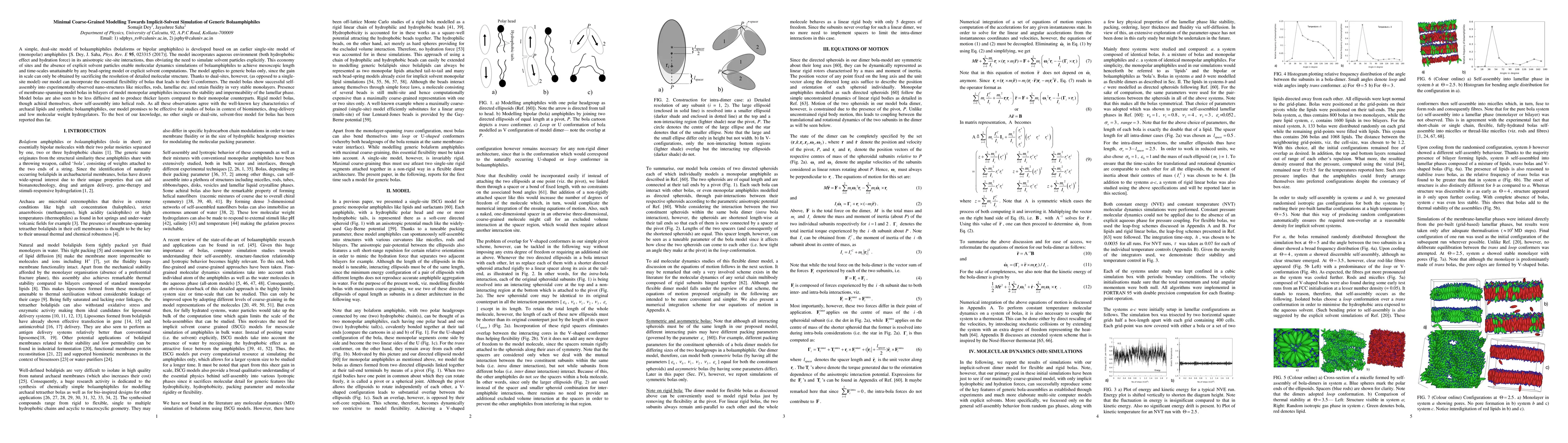 Thumbnail for Minimal Coarse-Grained Modelling Towards Implicit-Solvent Simulation of
  Generic Bolaamphiphiles