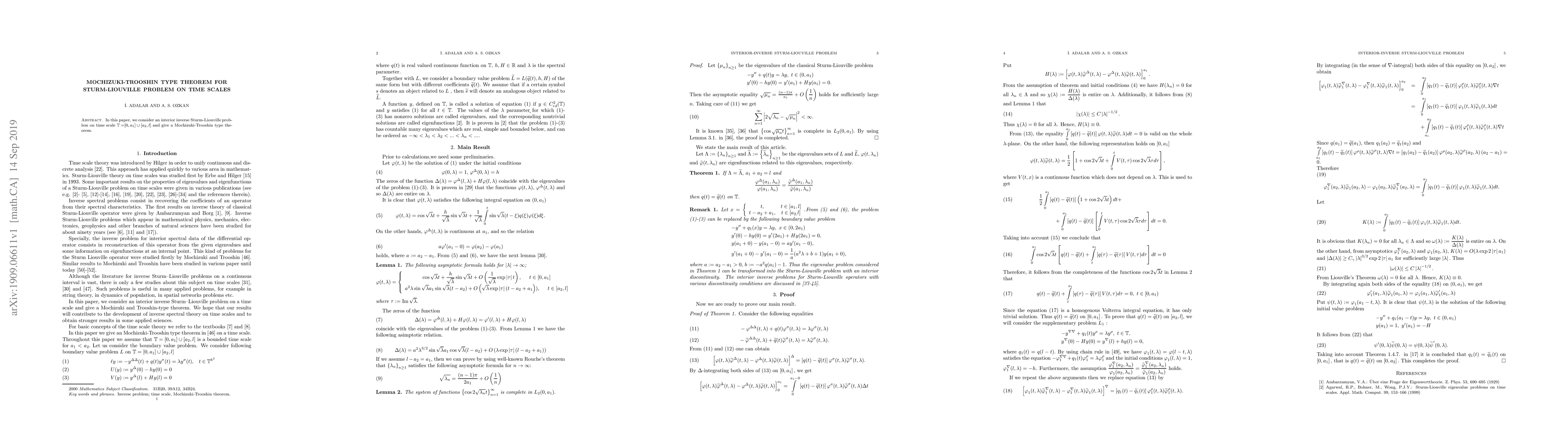 Thumbnail for Mochizuki-Trooshin type theorem for Sturm-Liouville problem on time
  scales