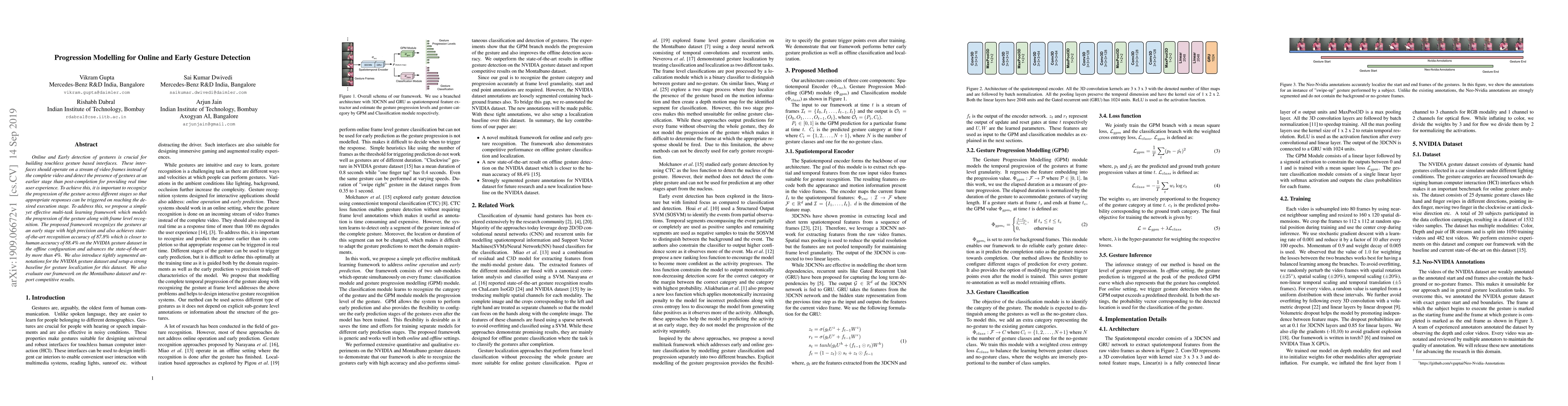 Thumbnail for Progression Modelling for Online and Early Gesture Detection