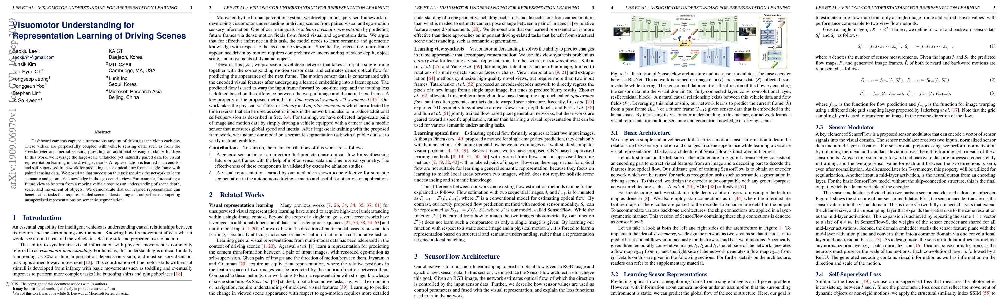 Thumbnail for Visuomotor Understanding for Representation Learning of Driving Scenes