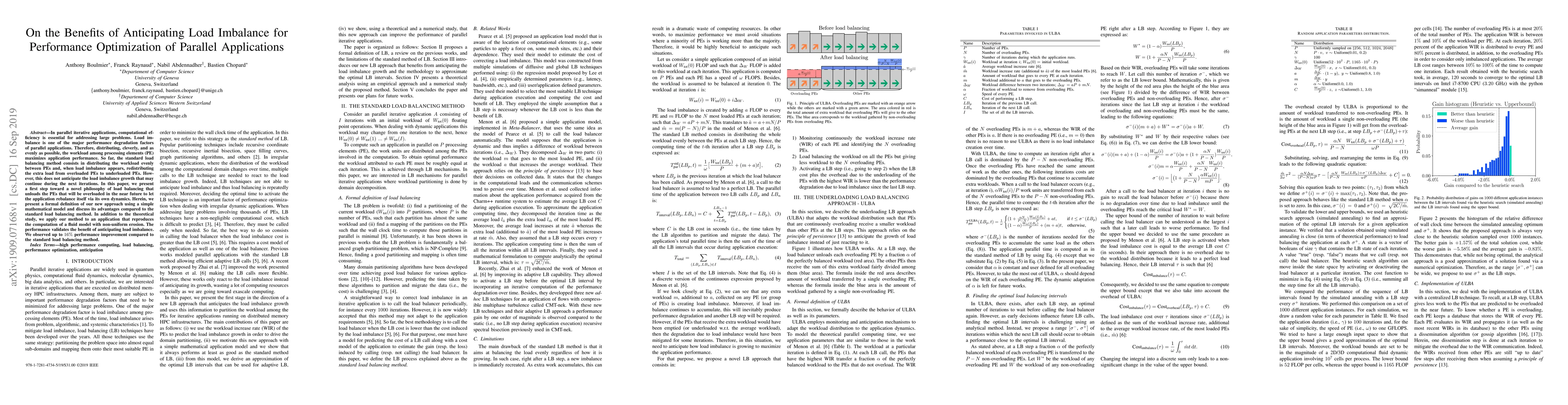 Thumbnail for On the Benefits of Anticipating Load Imbalance for Performance
  Optimization of Parallel Applications